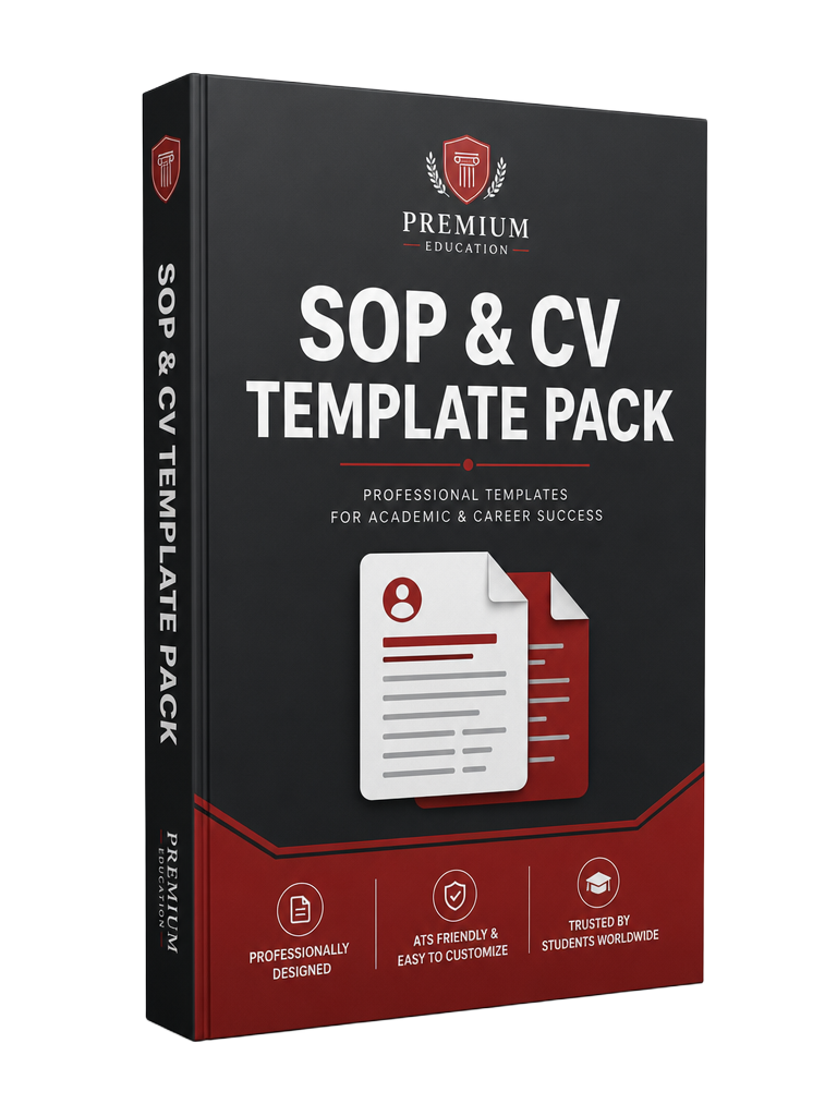 SOP & CV Template Pack cover